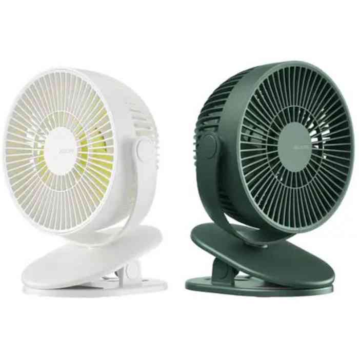 JISULIFE FA18S Portable Clip Fan USB Rechargeable
